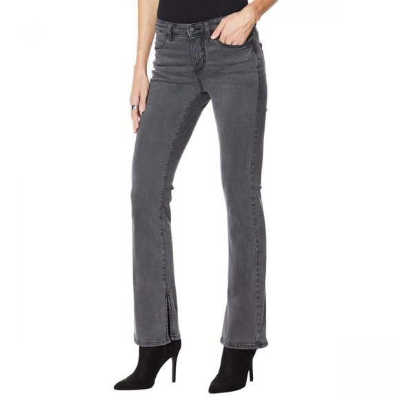 G BY GIULIANA Pants - NWT G BY GIULIANA Womens Lycra Inside Slit Boot-Cut Jean 10 Valley Gray Wash